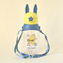 Personalised Bunny Yellow Water Bottle, thumbnail 1 of 4