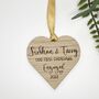 Personalised Our First Christmas Engaged Ornament, thumbnail 1 of 3