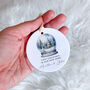 Personalised New Home Christmas Ceramic Ornament Gift, thumbnail 5 of 7