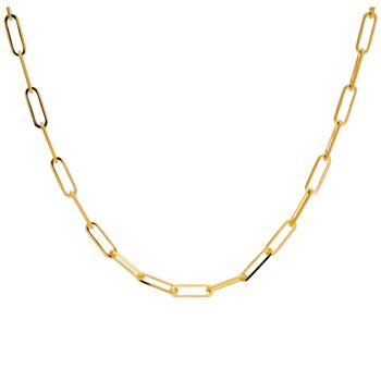 9ct Gold Diamond Cut Figaro Curb Chain Necklace 18 20', 4 of 6