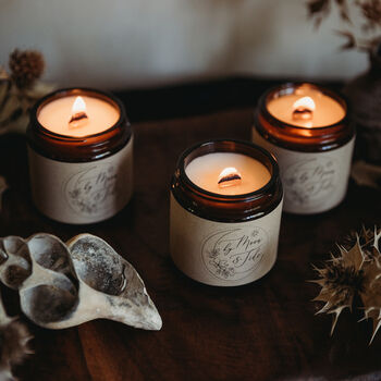 Comforting Crackle Wick Candle In A Jar: Sea Of Calm, 3 of 6