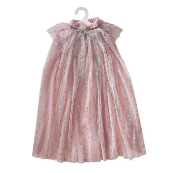 Pink And Silver Sparkle Fairy Princess Costume Cape, 2 of 2