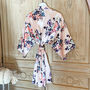 Blush Satin Kimono, thumbnail 6 of 10