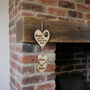 Personalised Dogs Leave Paw Prints Wooden Plaque, thumbnail 2 of 4