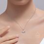 Delicate Ginkgo Leaf Pendant Necklace, thumbnail 4 of 10