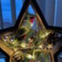 Wooden Christmas Light Up Ornament Tree And Star Set, thumbnail 5 of 12