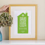Personalised Christmas Family Home Print, thumbnail 3 of 6