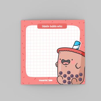 Cute Bubble Tea Sticky Notes, 2 of 6