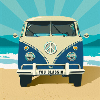 Classic Vw Camper Van Birthday Card, 3 of 3