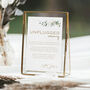 Unplugged Ceremony Wedding Sign, thumbnail 2 of 4