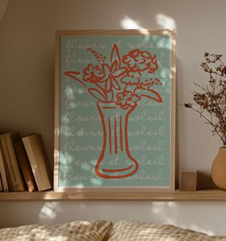 Fleurs Et Soleil Print, 3 of 3