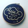 Personalised Baby Name Embroidery Hoop, thumbnail 3 of 5