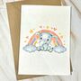 Plantable Wildflower Seed New Baby Card A5 Size, thumbnail 3 of 8