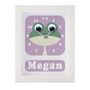 Personalised Children's Frog Clock, thumbnail 7 of 9