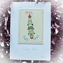 Personalised, Embroidered Christmas Tree Card, thumbnail 10 of 10