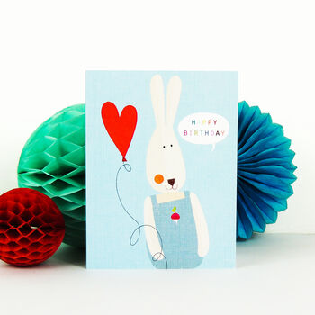 Mini Rabbit Birthday Card, 3 of 5