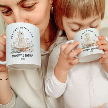 Personalised First Mother’s Day Mummy Matching Mug, 8 of 12