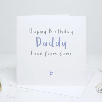 Daddy Personalised Birthday Card, 2 of 5