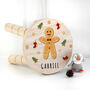 Personalised Christmas Gingerbread Wooden Stool, thumbnail 1 of 2