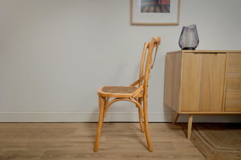 Gainsborough Brown Cross Back Dining Chair, 7 of 12