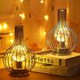 Cordless Table Bedside Lamp Light Fairy Starry Lights, thumbnail 3 of 7
