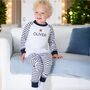 Personalised Baby Christmas Pyjamas, thumbnail 1 of 3