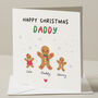 Personalised Daddy Christmas Card, thumbnail 1 of 7