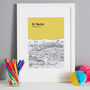 Personalised St Neots Print, thumbnail 1 of 9