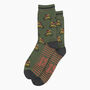 Men's Bamboo Socks Khaki Mountain Bikers, thumbnail 1 of 4