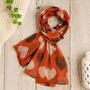 Love Hearts Scarf, thumbnail 2 of 6