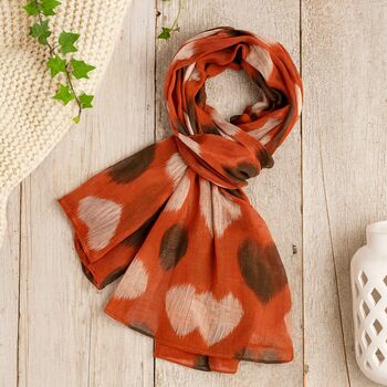 Love Hearts Scarf, 2 of 6