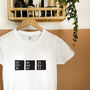 Child's D.O.B Or Special Date, Mother's Day Organic Unisex T Shirt, thumbnail 1 of 4