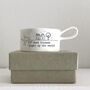 Gift Boxed Friend Tealight Holder Friendship Porcelain, thumbnail 6 of 6