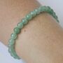 Men's Green Aventurine Crystal Bracelet Gift For Him, thumbnail 1 of 3