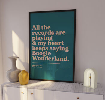 Custom Lyric Print, 3 of 7