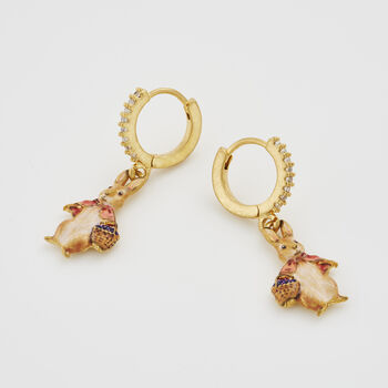 Fable England X Peter Rabbit Cotton Tail Earrings, 3 of 7