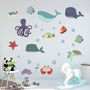 Sea Wall Stickers Pack, thumbnail 1 of 1