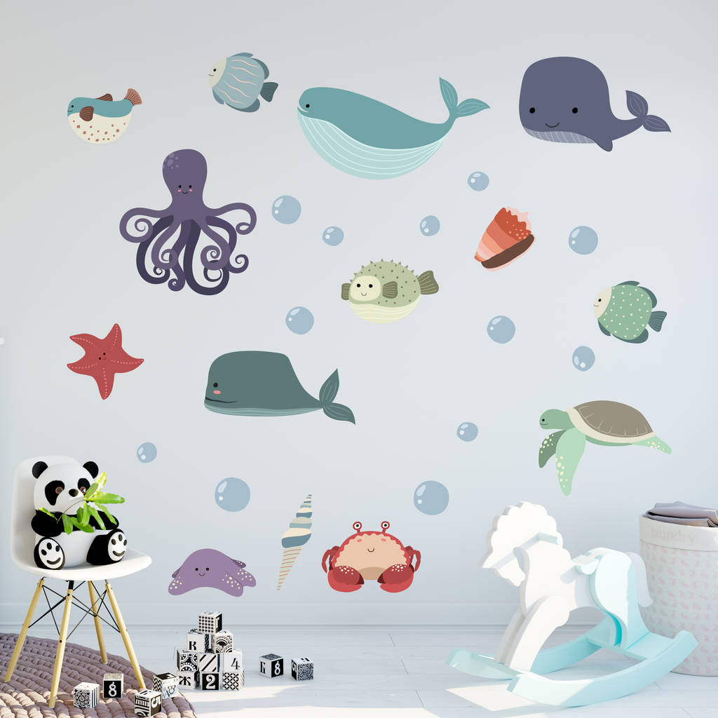Sea Wall Stickers Pack