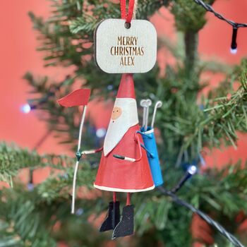 Personalised 18th Hole Golf Santa, 2 of 4