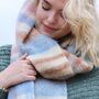 Personalised Pastel Multicoloured Check Winter Scarf, thumbnail 10 of 12