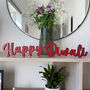 Happy Diwali Decorative Wooden Sign, thumbnail 1 of 4