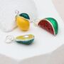 Sterling Silver And Enamel Charm Selection, thumbnail 1 of 4