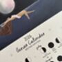 Wild Swimming 2026 Lunar Calendar A4 Print, thumbnail 3 of 3
