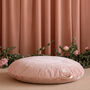 Bloom Pink Velvet Sahara Bean Bag, thumbnail 1 of 2