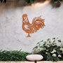 Rooster Metal Wall Art For Farmhouse And Garden Decor Gift, thumbnail 8 of 10