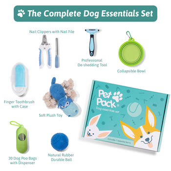 Pet Pack – Ideal Puppy Starter Kit And Dog Grooming Kit, 2 of 5