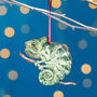 Chameleon Christmas Tree Decoration, thumbnail 1 of 4