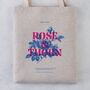 Rose And Thorn Bronte Tote Bag, thumbnail 1 of 4