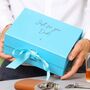 Turquoise Blue Personalised A5 Gift Box, thumbnail 1 of 4