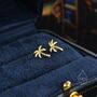 Sterling Silver Small Palm Tree Stud Earrings Earrings, thumbnail 4 of 11